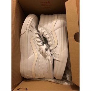 Vans Sk8-Hi Slim White Canvas